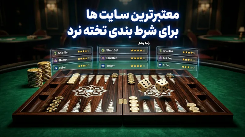 معتبرترین سایت ها برای شرط بندی تخته نرد